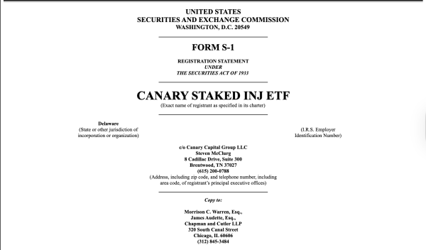 Канарский капитал делает ставку на инъектив с помощью подачи ETF. Канарский капитал делает ставку на инъектив с помощью подачи ETF.
