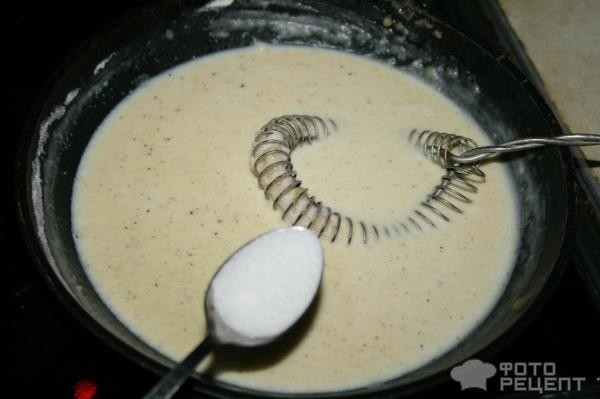 Рецепт: Греческая мусака - С маринованными баклажанами и фаршем из куриного филе Рецепт: Греческая мусака - С маринованными баклажанами и фаршем из куриного филе