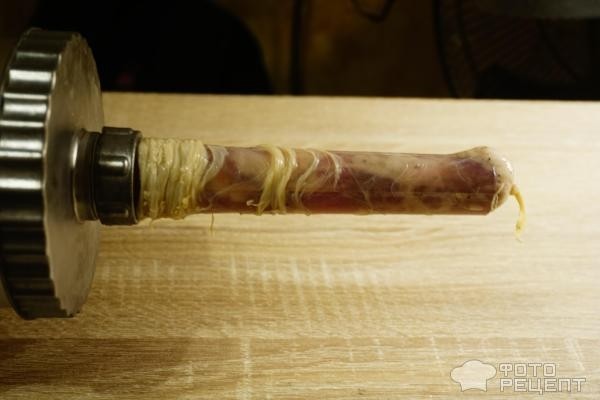 Рецепт: Колбаса мациковая - сыровяленая Рецепт: Колбаса мациковая - сыровяленая