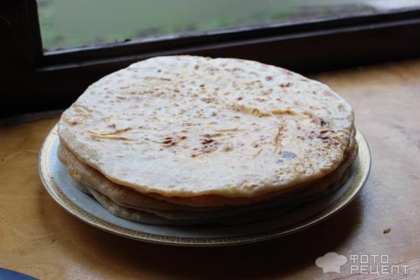 Рецепт: Хычины - с тыквой и сыром Рецепт: Хычины - с тыквой и сыром