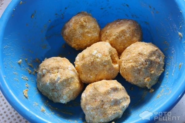 Рецепт: Хычины - с тыквой и сыром Рецепт: Хычины - с тыквой и сыром