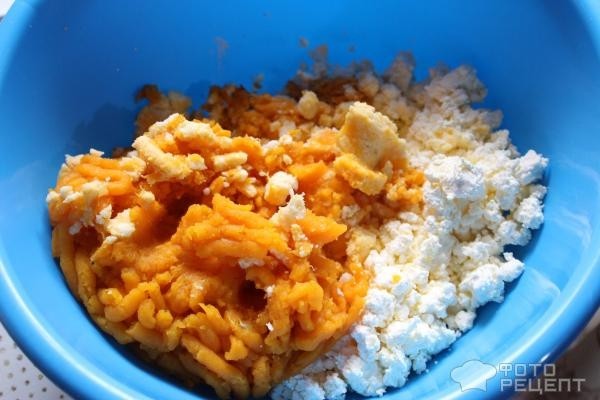 Рецепт: Хычины - с тыквой и сыром Рецепт: Хычины - с тыквой и сыром