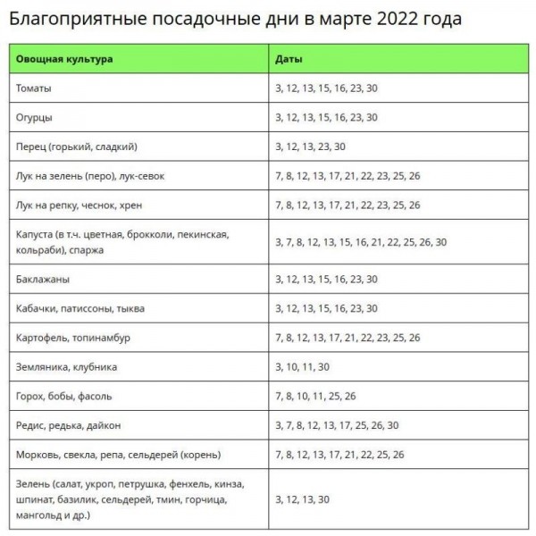 Какую рассаду можно посадить в марте Какую рассаду можно посадить в марте