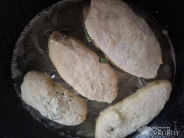 Рецепт: Жареные пирожки с яйцом и зеленым луком - Готовлю с любовью. Рецепт: Жареные пирожки с яйцом и зеленым луком - Готовлю с любовью.