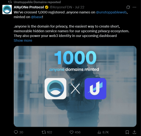 Internetx для токенизации 22 миллионов доменов с протоколом DOMA Internetx для токенизации 22 миллионов доменов с протоколом DOMA