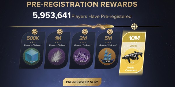 
                Мобильный шутер Destiny: Rising почти достиг 6 миллионов предрегистраций
            