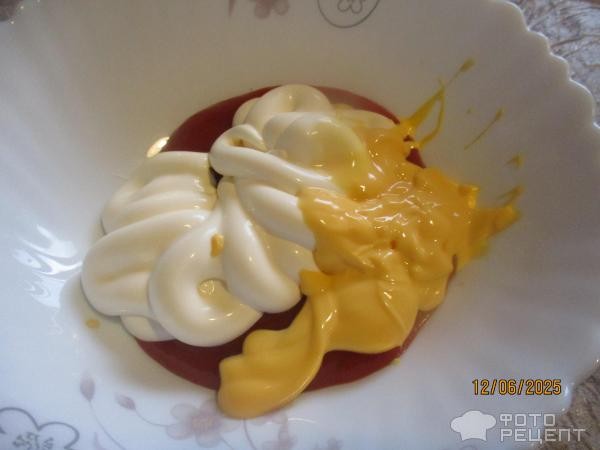 Рецепт: Картофель с фрикадельками в духовке - под соусом Рецепт: Картофель с фрикадельками в духовке - под соусом