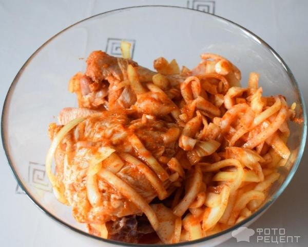 Рецепт: Куриные окорочка с овощами, запеченные в рукаве, в маринаде с виноградным уксусом - с сиропом топинамбура Рецепт: Куриные окорочка с овощами, запеченные в рукаве, в маринаде с виноградным уксусом - с сиропом топинамбура