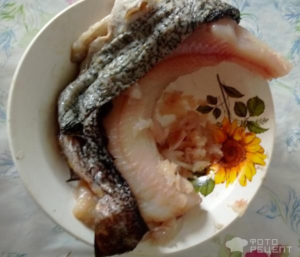 Рецепт: Фаршированная щука - С манной крупой. Рецепт: Фаршированная щука - С манной крупой.