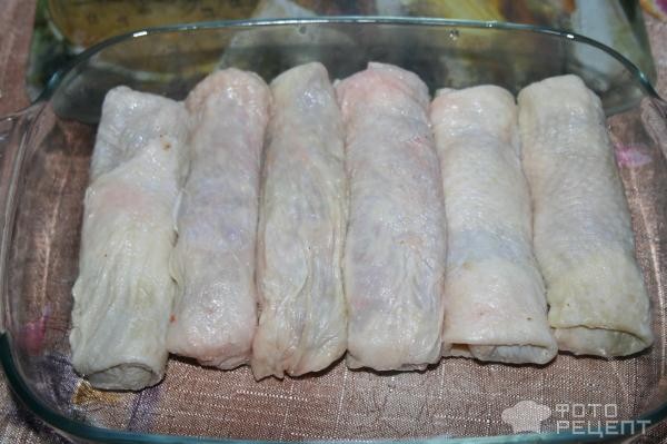 Рецепт: Колбаски куриные - в оболочке из куриной кожи Рецепт: Колбаски куриные - в оболочке из куриной кожи
