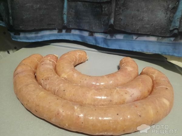 Рецепт: Колбаски куриные - В натуральной оболочке. Рецепт: Колбаски куриные - В натуральной оболочке.