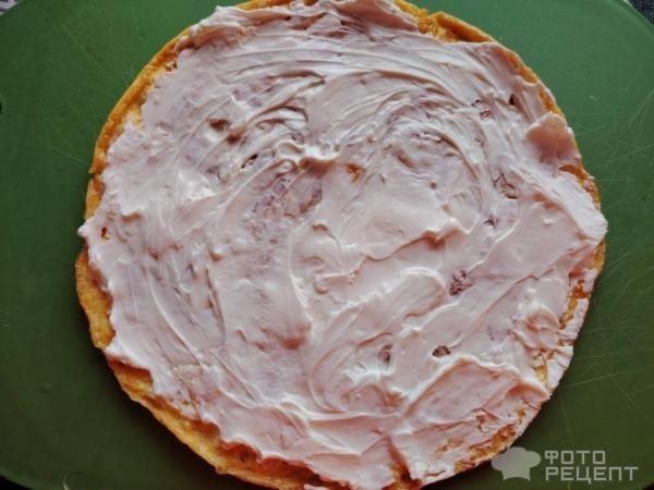 Рецепт: Яичный ролл - с горбушей Рецепт: Яичный ролл - с горбушей