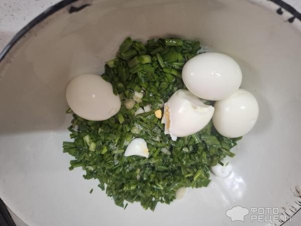 Рецепт: Жареные пирожки с яйцом и зеленым луком - Готовлю с любовью. Рецепт: Жареные пирожки с яйцом и зеленым луком - Готовлю с любовью.