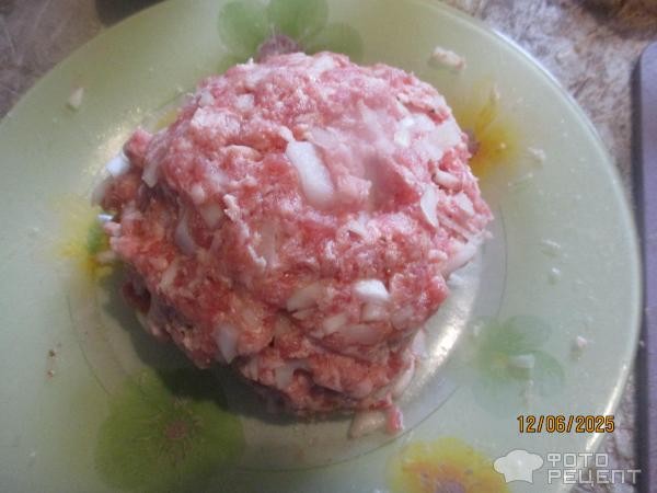 Рецепт: Картофель с фрикадельками в духовке - под соусом Рецепт: Картофель с фрикадельками в духовке - под соусом
