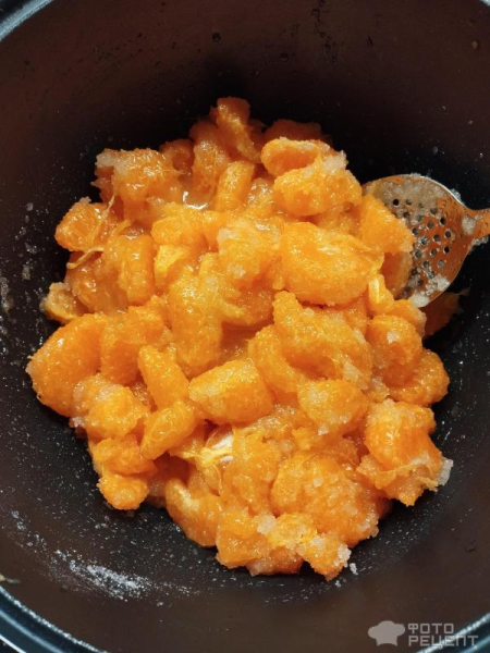 Рецепт: Мандариновый джем - Вкусный джем с небольшой кислинкой! Рецепт: Мандариновый джем - Вкусный джем с небольшой кислинкой!
