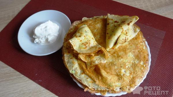 Рецепт: Блины овощные с кабачком - Просто и очень вкусно. Рецепт: Блины овощные с кабачком - Просто и очень вкусно.