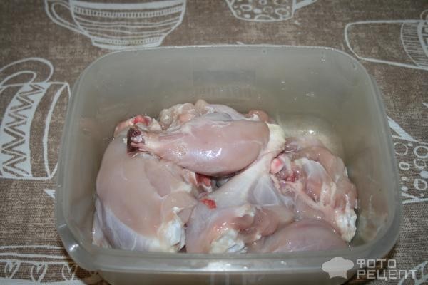 Рецепт: Курицы по-армянски - с лавашем и сметаной Рецепт: Курицы по-армянски - с лавашем и сметаной