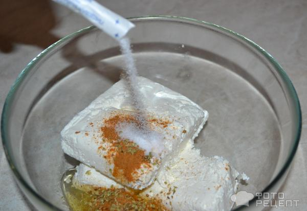 Рецепт: Пирог из лаваша с творогом - С зеленым луком, сметаной и пряностями Рецепт: Пирог из лаваша с творогом - С зеленым луком, сметаной и пряностями