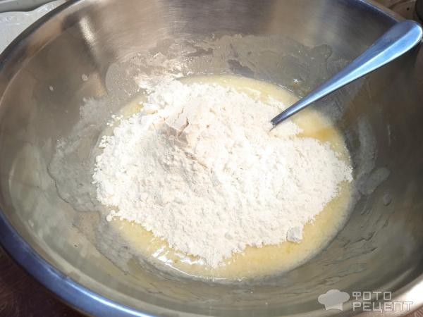 Рецепт: Пирог с замороженными ягодами - и творогом Рецепт: Пирог с замороженными ягодами - и творогом