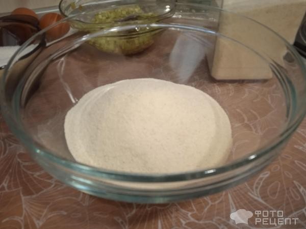 Рецепт: Сезонный пирог из ревеня - в стиле манника, вкусно по домашнему Рецепт: Сезонный пирог из ревеня - в стиле манника, вкусно по домашнему