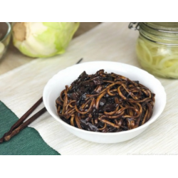 Рецепт: Черная рисовая лапша с уткой и овощами - На скорую руку Рецепт: Черная рисовая лапша с уткой и овощами - На скорую руку