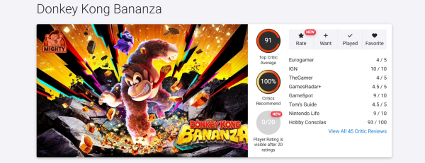 
                Donkey Kong Bananza — «поистине новаторский 3D-платформер». Эксклюзив Nintendo Switch 2 оставил прессу в полном восторге
            