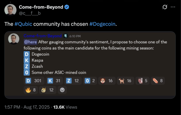 51% атакующего Monero, Qubic, чтобы нацелиться на Doge Next 51% атакующего Monero, Qubic, чтобы нацелиться на Doge Next