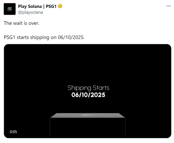 Play Solana, чтобы запустить первую портативную игровую консоль в октябре Play Solana, чтобы запустить первую портативную игровую консоль в октябре