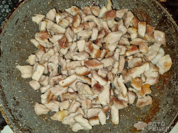 Рецепт: Салат из морской капусты "Японский" - С мясом и омлетом. Рецепт: Салат из морской капусты "Японский" - С мясом и омлетом.