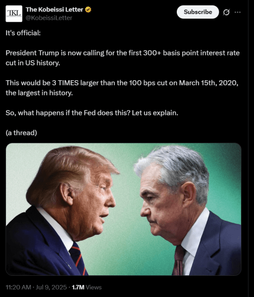 Губернатор Федеральной резервной системы Адриана Куглер уходит в отставку