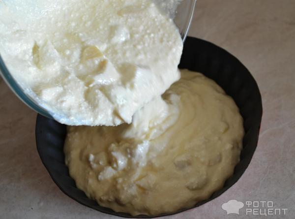 Рецепт: Творожная запеканка без муки и манки - С яблоками, корицей и медом Рецепт: Творожная запеканка без муки и манки - С яблоками, корицей и медом