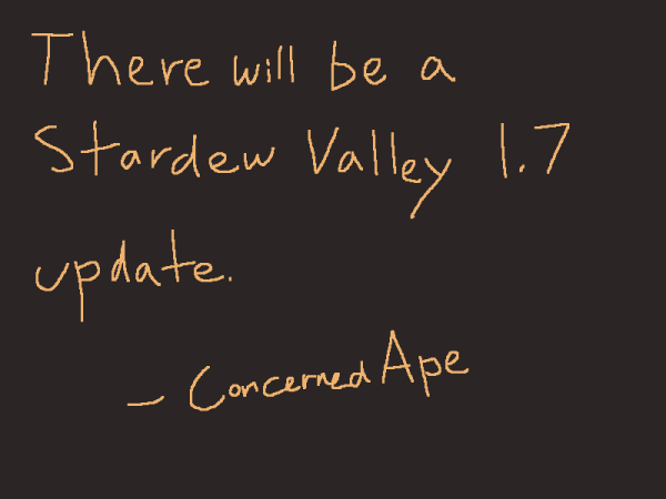 
                Эрик «ConcernedApe» Барон анонсировал новый патч на Stardew Valley
            