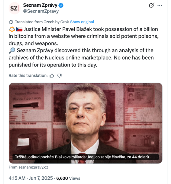 Чешская полиция задерживает подозреваемых в деле о пожертвовании Биткоин Чешская полиция задерживает подозреваемых в деле о пожертвовании Биткоин