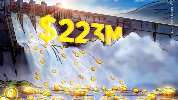 Фонды криптовалюты см. 223 млн. Долл. США, встреча FOMC заканчивается 15-недельная серия Фонды криптовалюты см. 223 млн. Долл. США, встреча FOMC заканчивается 15-недельная серия
