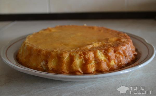 Рецепт: Творожная запеканка без муки и манки - С яблоками, корицей и медом Рецепт: Творожная запеканка без муки и манки - С яблоками, корицей и медом