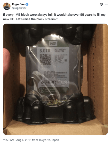 День независимости Биткоина: через 8 лет после войн размер блока