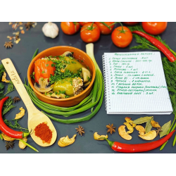 Рецепт: Перец болгарский фаршированный - С мясом и овощами Рецепт: Перец болгарский фаршированный - С мясом и овощами