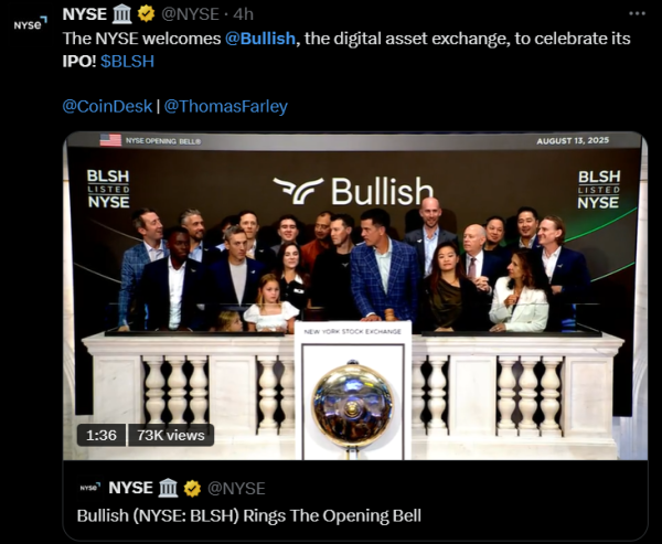 Бычьи акции взлетают в дебюте NYSE, рисуя институциональные предложения Бычьи акции взлетают в дебюте NYSE, рисуя институциональные предложения