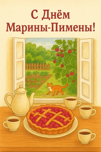Открытки и картинки на День Марины-Пимены