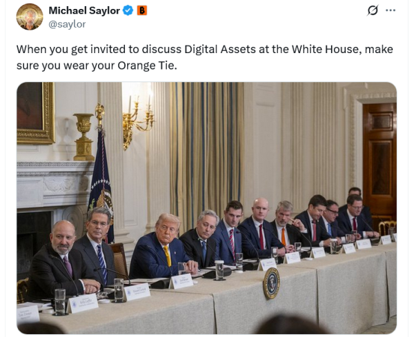 Сэйлор и Ли среди 18, чтобы встретиться с законодателями о Биткоинском резерве Сэйлор и Ли среди 18, чтобы встретиться с законодателями о Биткоинском резерве