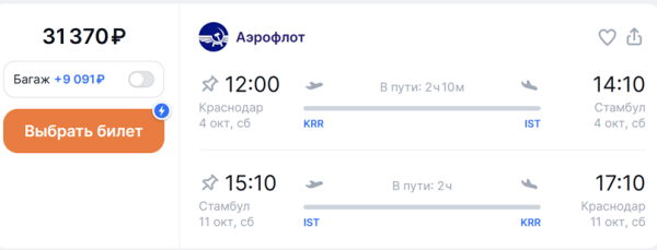 Билеты в Стамбул туристам из Краснодара обойдутся на четверть дороже, чем из Сочи
