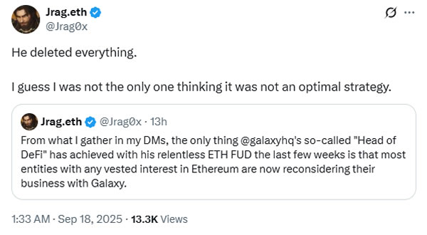 Vitalik защищает очередь выхода Ethereum среди Galaxy Digital FUD Vitalik защищает очередь выхода Ethereum среди Galaxy Digital FUD