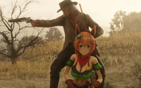 
                О времена, о нравы: лошадей в Red Dead Redemption 2 заменяют на аниме-девочек из гачи Umamasume Pretty Derby
            