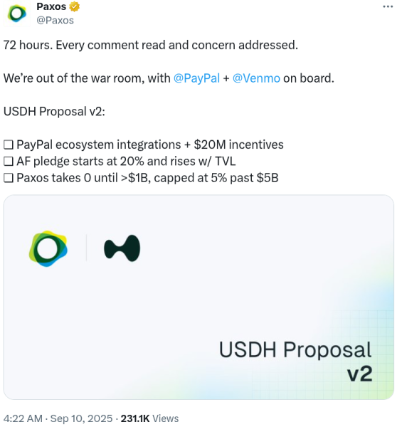 Paxos сотрудничает с PayPal за предложение Hyperledger USDH Paxos сотрудничает с PayPal за предложение Hyperledger USDH