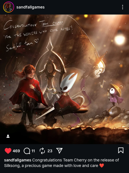 «Для тех, кто придет после». В Hollow Knight: Silksong нашли отсылку к Clair Obscur: Expedition 33
             
                «Для тех, кто придет после». В Hollow Knight: Silksong нашли отсылку к Clair Obscur: Expedition 33