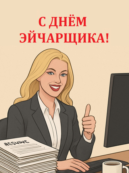 Открытка и поздравления на День эйчарщика