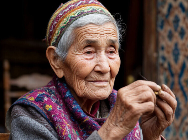 Узбекская долгожительница недавно обзавелась новыми зубами