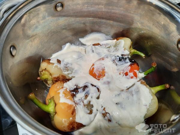 Рецепт: Жареный перец - В сметанно-майонезной заливке! Рецепт: Жареный перец - В сметанно-майонезной заливке!