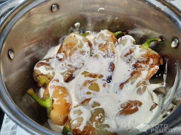 Рецепт: Жареный перец - В сметанно-майонезной заливке! Рецепт: Жареный перец - В сметанно-майонезной заливке!