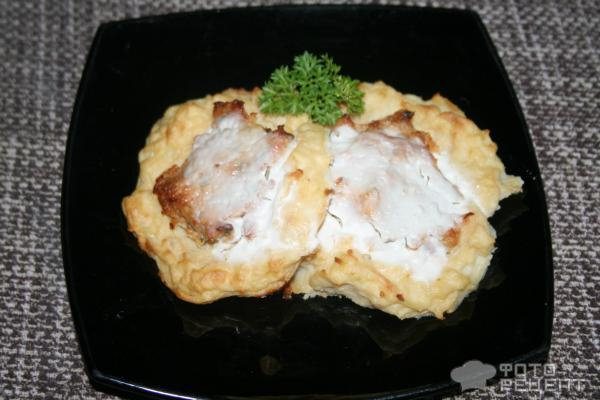 Рецепт: Ватрушки картофельные - с куриным фаршем Рецепт: Ватрушки картофельные - с куриным фаршем